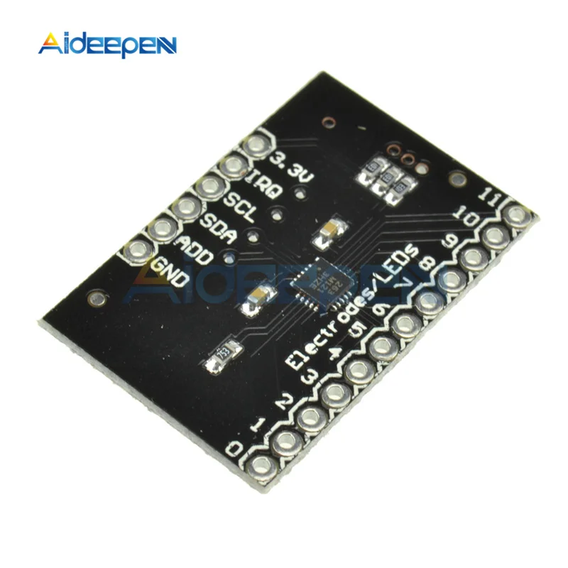 MPR121 Breakout V12 Capacitive Touch Sensor Controller Module I2C IIC Interface keyboard Development Board For Arduino | Инструменты