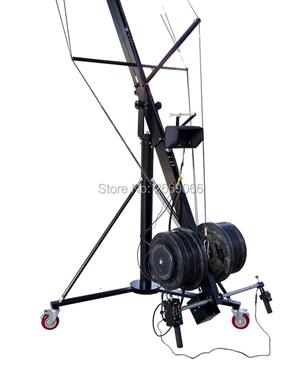 Рукоятка с 2 осями моторизованная головка Jimmy стрела крана камеры|camera crane jib|crane