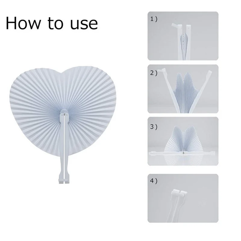 Веер из белой бумаги для украшения свадебной вечеринки 2 шт.|Декоративные вееры| |