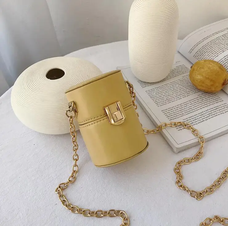 Корейская маленькая металлическая пряжка круговой сумки Feminina для 2019 лоскут