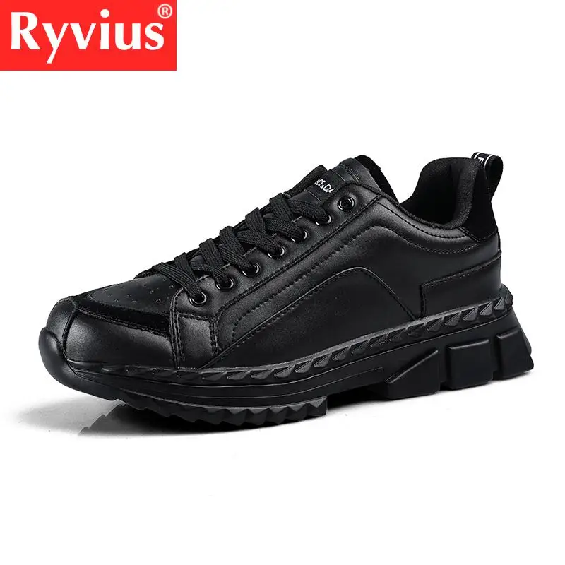 Ryvius 2019 Мужская Новая обувь для бега Pu Face модная удобная дышащая Спортивная