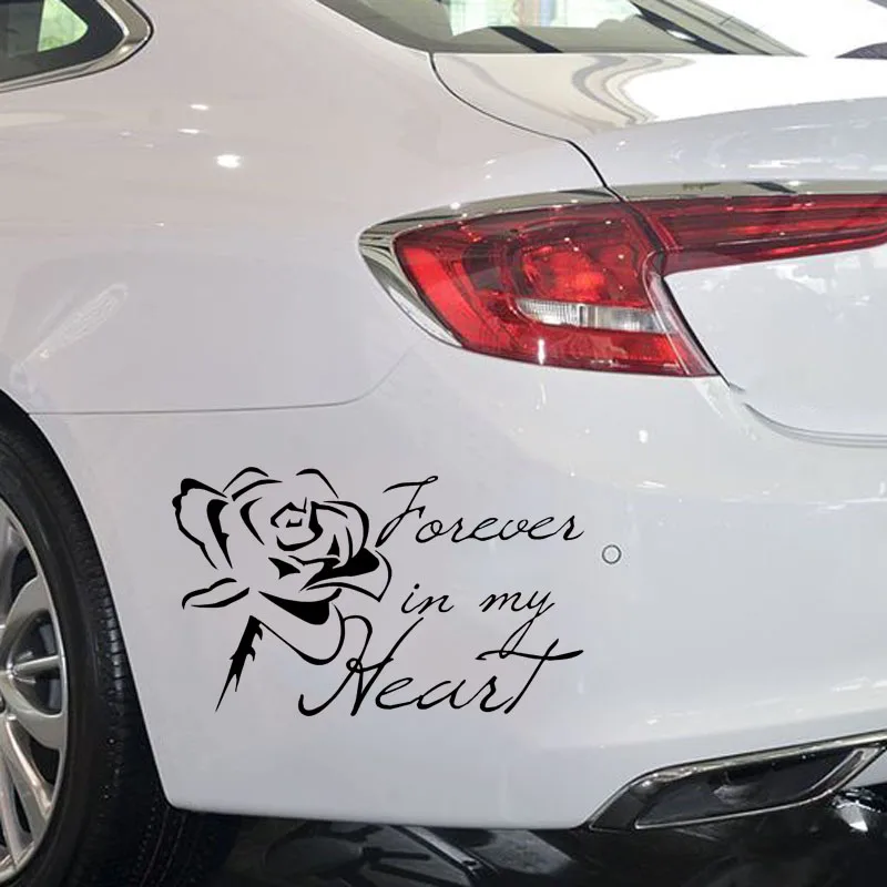 

FOREVER IN MY HEART Vinyl Car/Truck/Suv Window Decal. BUMPER STICKER