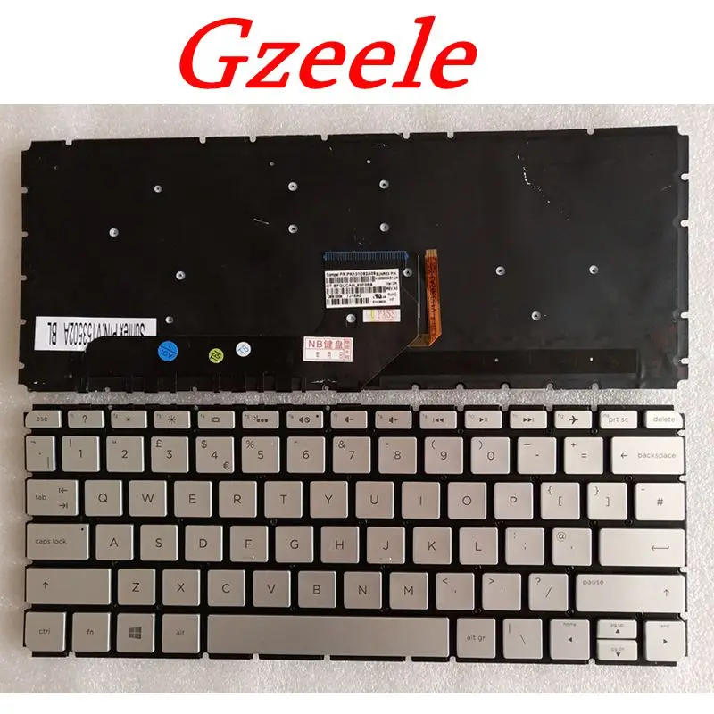 RU/US/FR/LA/UK/SP Клавиатура для HP ENVY13-D 13-D 13-D024 TPN-C120 13-D010CA 13-D010NR 13-D023CL 13-D040