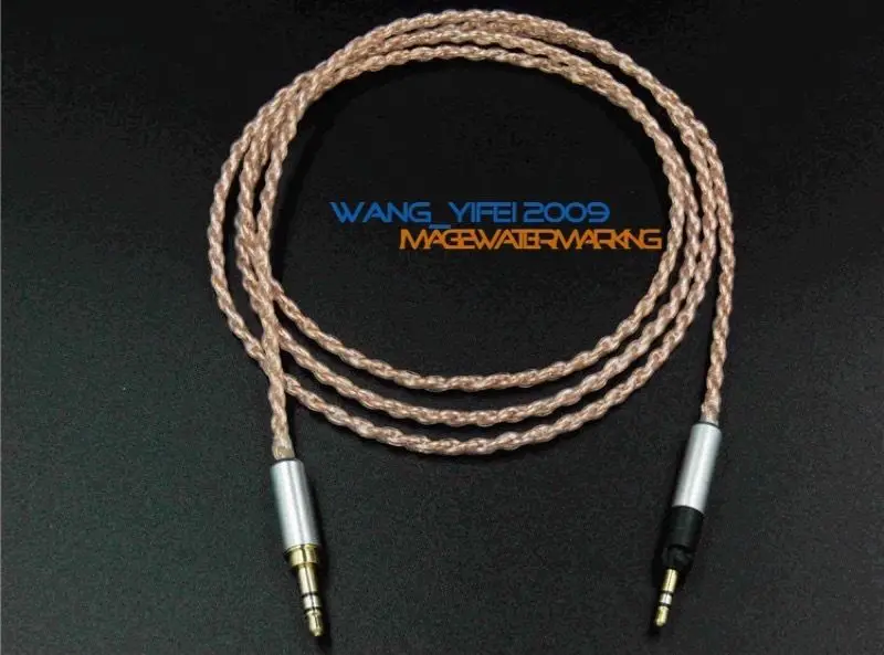 Удивительный обновленный Hi Fi кабель ручной работы для наушников Sennheiser HD 598 595 518 558