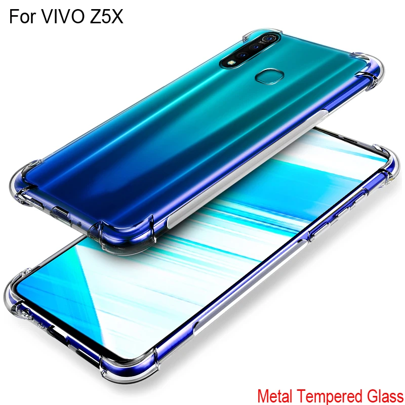 

Чехол для VIVO Z5X с воздушной подушкой, прозрачный мягкий силиконовый ударопрочный чехол из ТПУ с полной защитой, чехол для телефона VIVOZ5X, чехо...