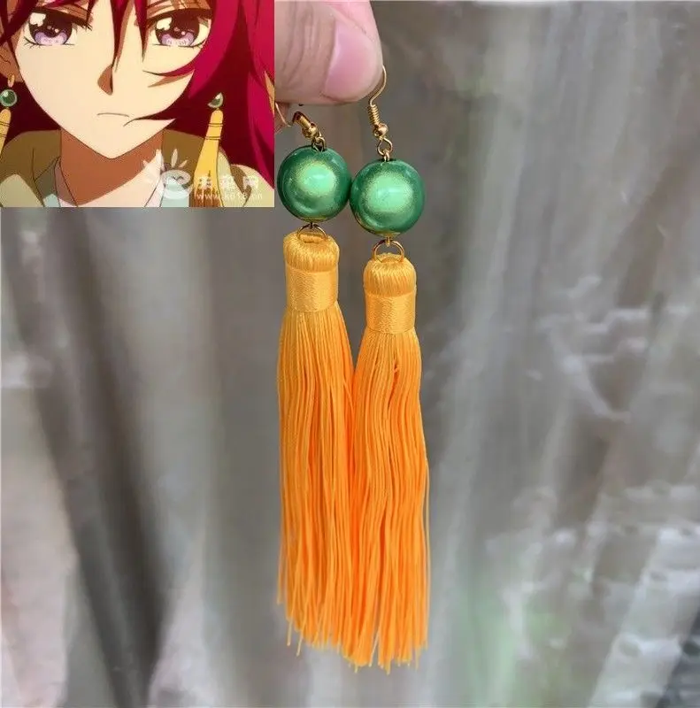Аниме Акацуки No Yona Hime принцесса ушные крючки Серьги косплей ручной работы Реплика