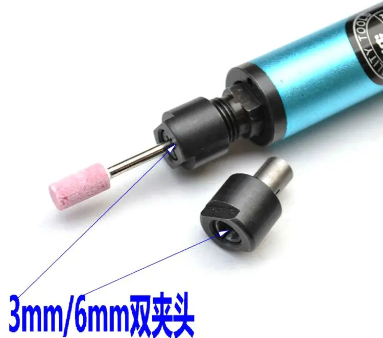 Borntu3mm/6 мм Ветряная Мельница Ручки Пневматический Grinder Ручка Тип Шлифовальный