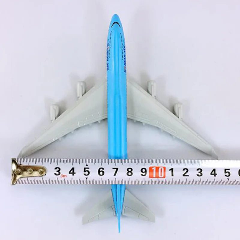 16 см 1:400 Boeing B747-400 простая модель воздушный корейский самолет с базовым сплавом самолет коллекционный дисплей игрушка модель украшения