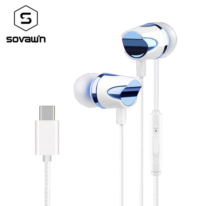 Проводное управление USB Type C для наушников с микрофоном наушники Type-C Xiaomi Mix Max 2 Mi6
