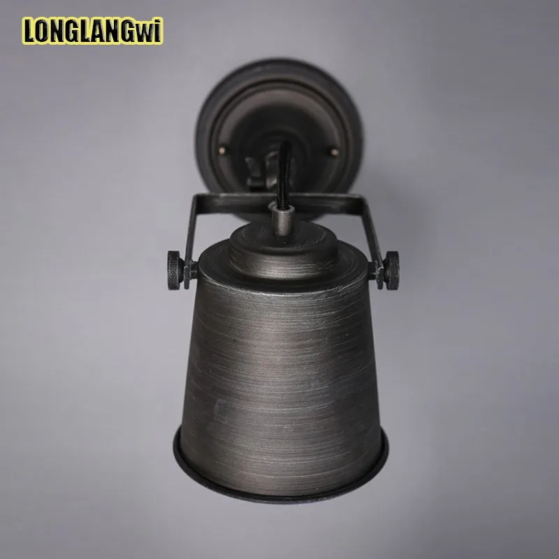 Креативная модная Регулируемая железная винтажная лампа Эдисона светодиодный