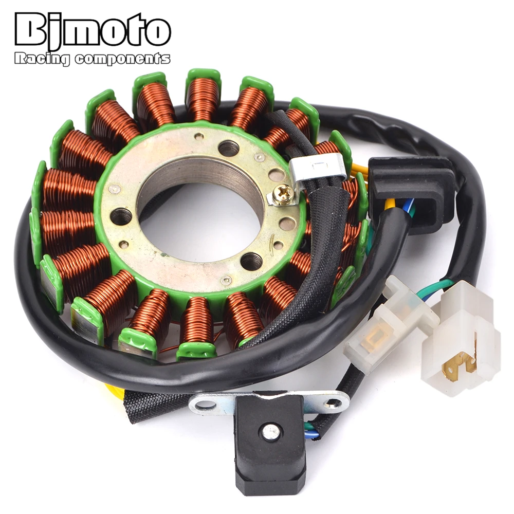 Катушка статора Магнето мотоцикла BJMOTO для Suzuki 32101 38302 GN250 1982 2001 TU250 1997 2016 Генератор