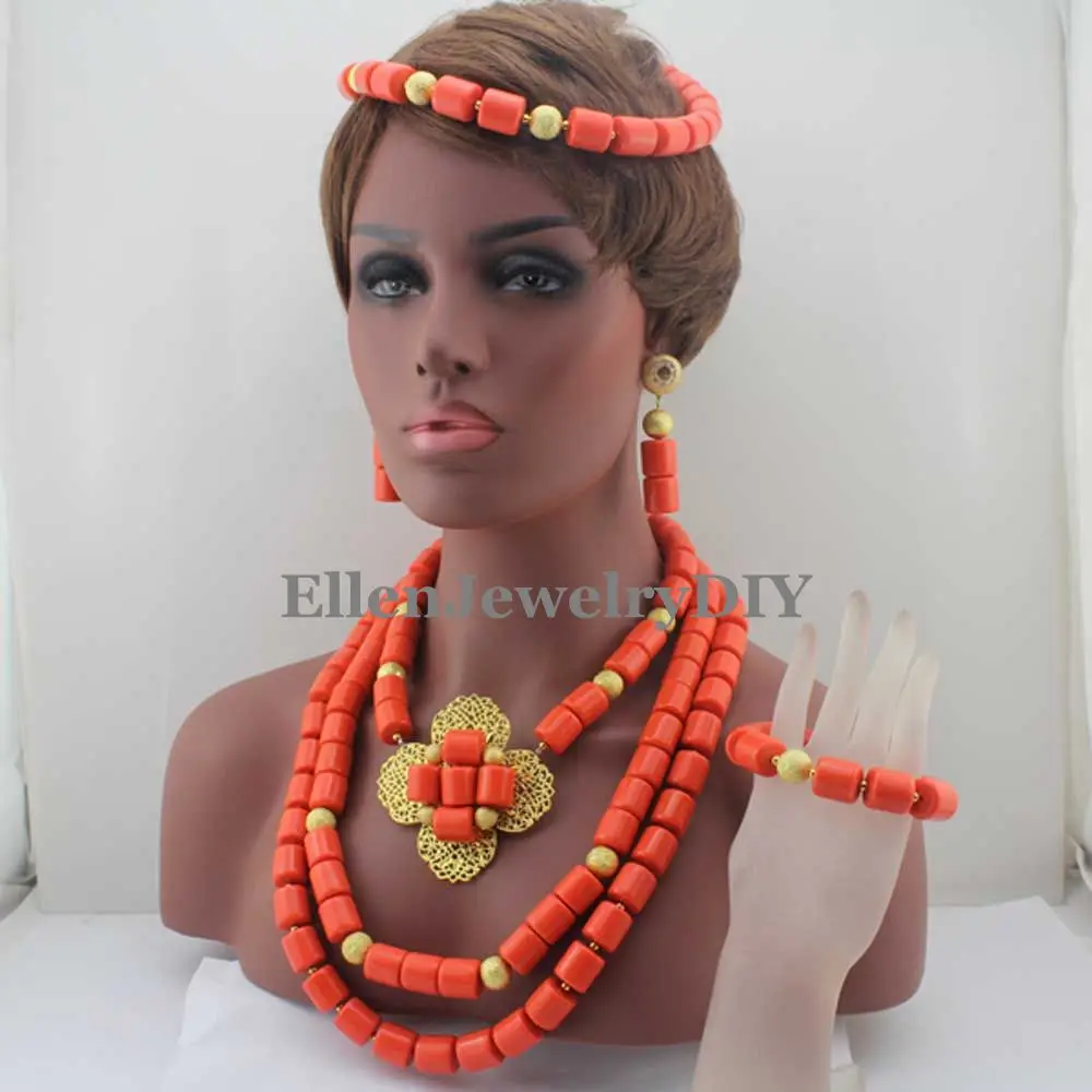 Новое ожерелье браслет серьги костюм африканские бусины комплект ювелирных