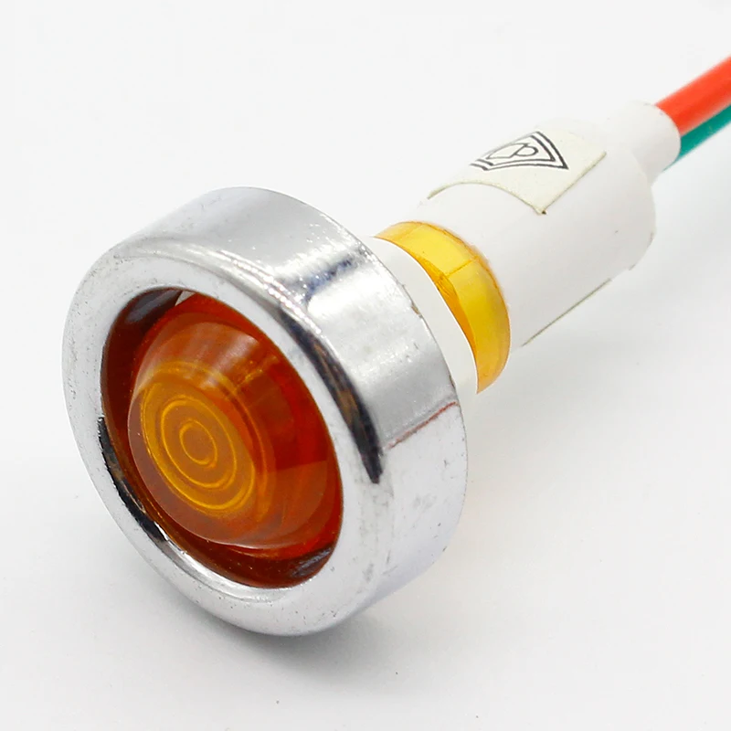 10 шт. мм 12 В светодиодный индикатор с 18 см проводом сигнальная лампа|indicator light|indicator