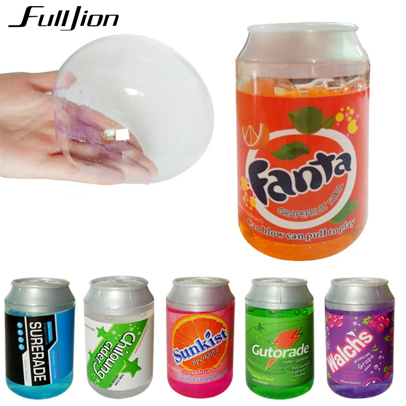 Fulljion Кристалл слизи Diy моделирование глина дуя пузырь пушистые пластилиновые