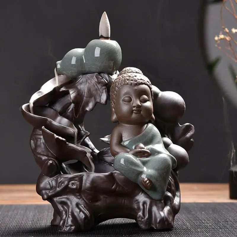 Обратный Ладан горелки Керамика ароматерапия печи Запах ароматических Офис Road