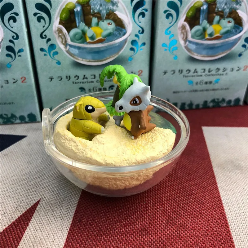 6Box/Set Transparent Super Ball Pika Blastoise Charmander Psyduck pkm Action Figure Toys Room Model Decoration for Kids