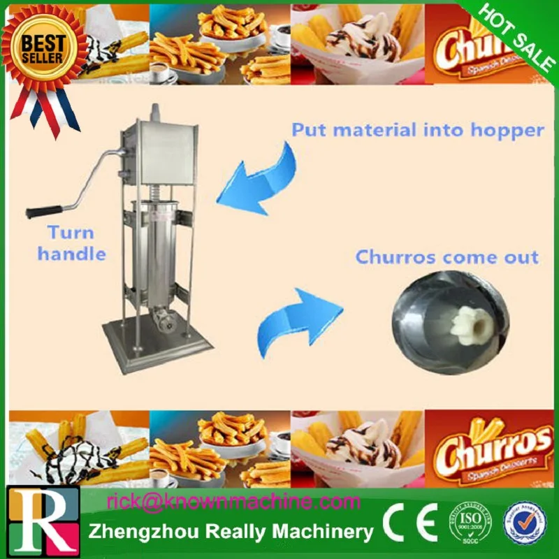 

For Small Business 2L Manual Churros Making Machine For Sale / Best Quality Churros Maker