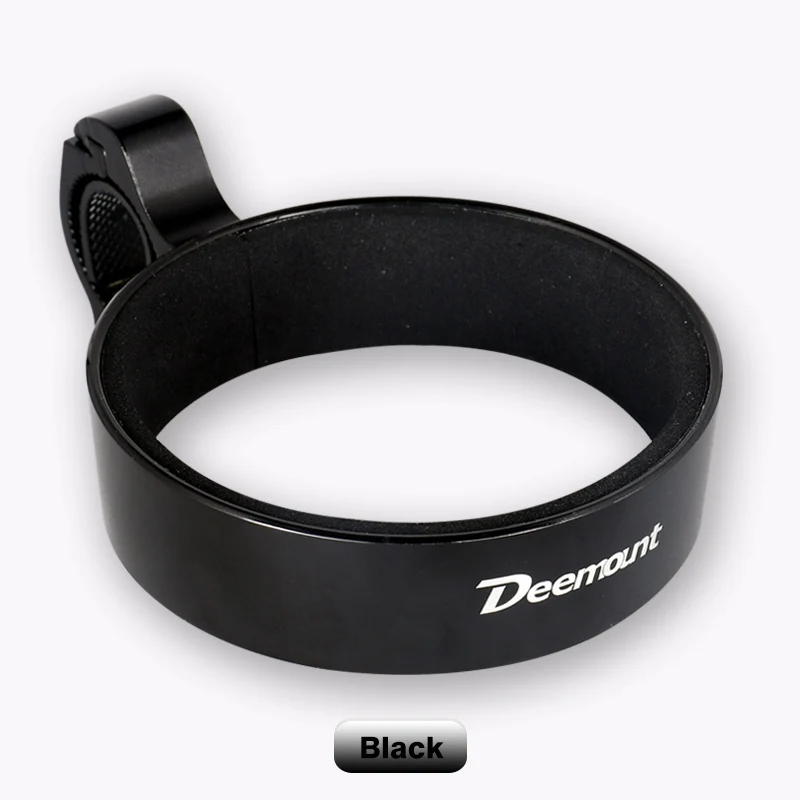 Black Deemount BKG-009 велосипедный флягодержатель из анодированного сплава, 75 г, светильник, вес кофейного колы, молока, кронштейн для чашки, велосипедный спорт на открытом воздухе, напитки - Цвет: Black