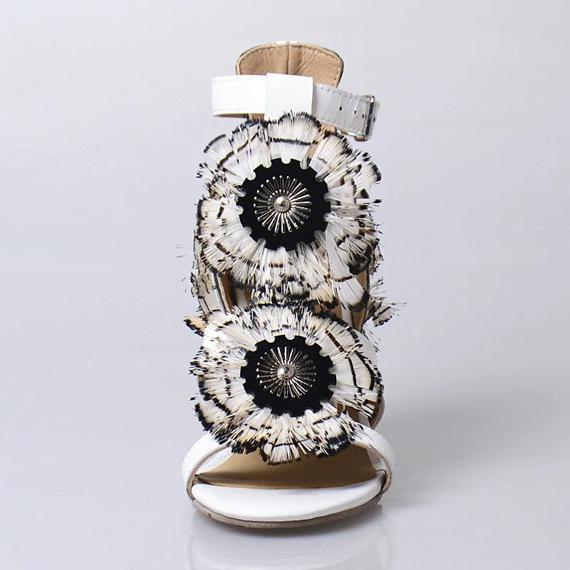 Новинка 2021 стильные сандалии на высоком каблуке с открытым носком милые