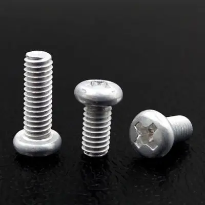 Винты крестовые с круглой головкой из алюминиевого сплава 50 шт.|round head screw|head