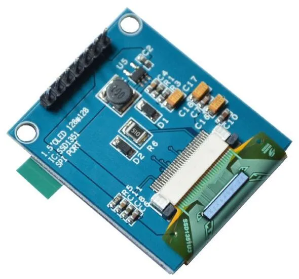 Полноцветный OLED модуль с дисплеем 1 5 дюйма 7 контактов SSD1351 Драйвер IC 128(RGB)* 128