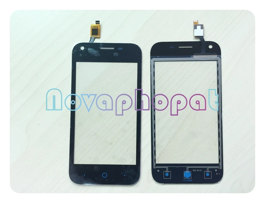 Novaphopat 4 0 &quotчерный датчик для ZTE Blade L110 сенсорный экран дигитайзер Сменный