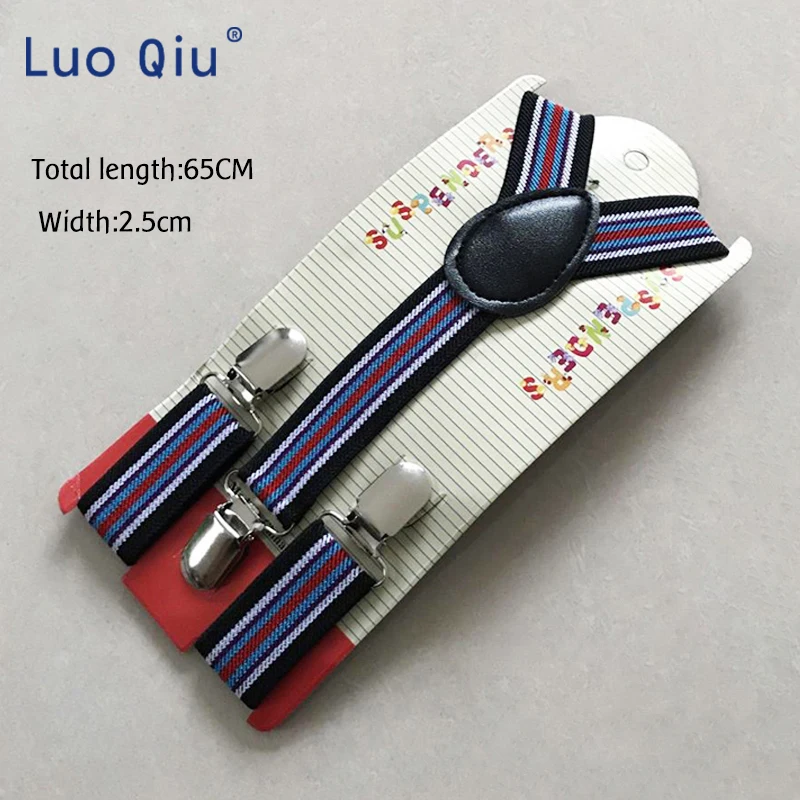 

High quality boys, girls elastic stripe suspenders, men's wear, pu wallet, straps, adjustable support
