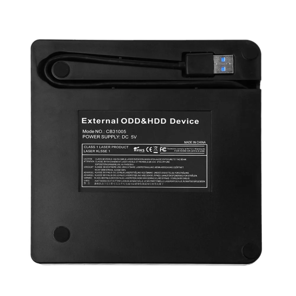 USB 3 0 Портативный Ультратонкий внешний Dvd оптический адаптер DVD рекордер 5 Гбит/с