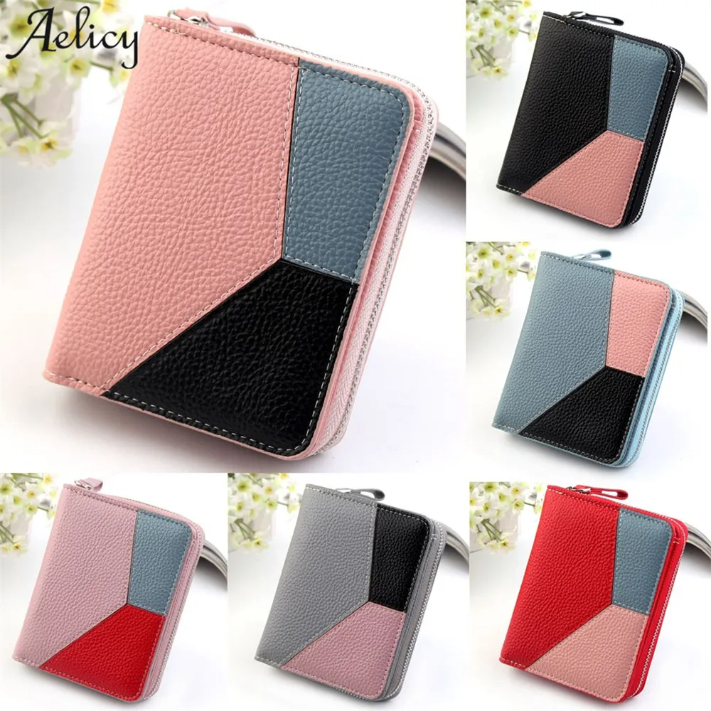 Aelicy сумки для женщин и девочек кожаный кошелек качественный короткий держатель