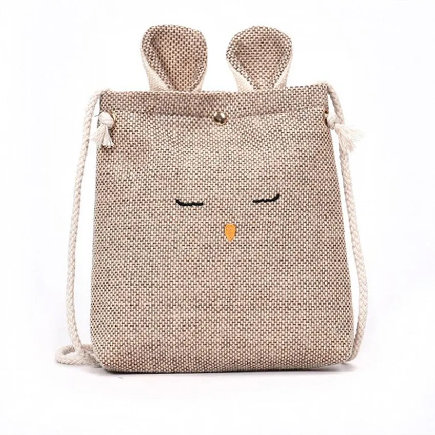 

M512 Cartoon Child Bag Sweet Cute Fashion Cotton Orecchiette Shoulder Messenger Bag