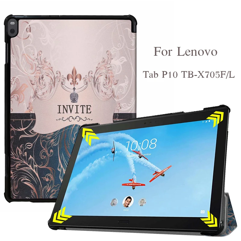 Для Lenovo Tab P10 Чехлы TB X705F X705L 10 1 ''защитный чехол для планшета Магнитный Тонкий