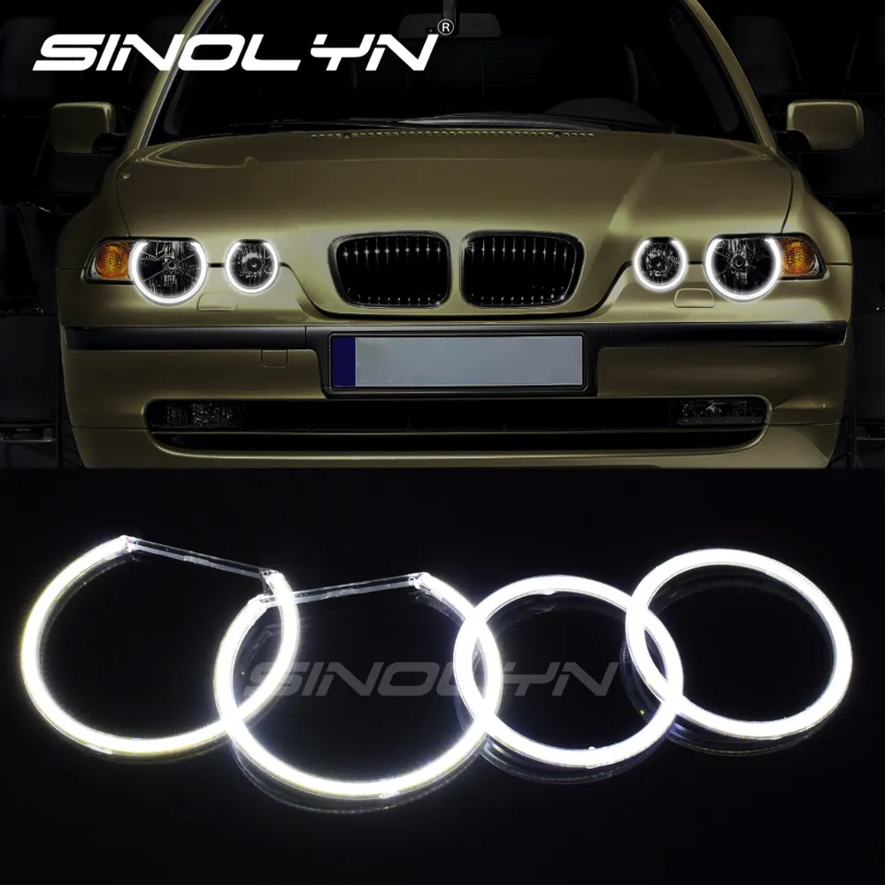 Комплект колец с монолитным блоком светодиодов Angel Eyes Halo для BMW E90 E91 E83 X3 E46