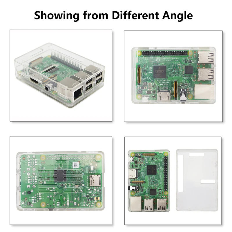 Новое поступление Raspberry Pi 3 для 3B + 2B ABS Чехол премиум класса