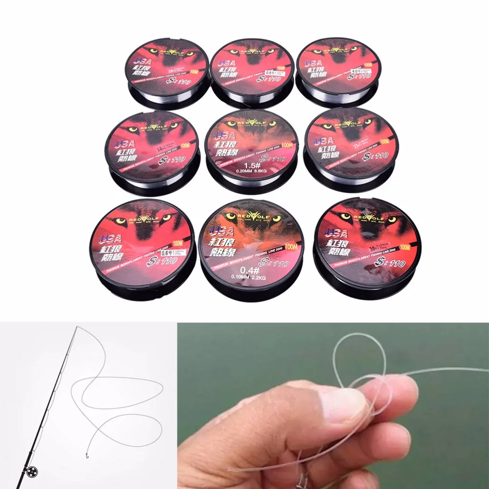 Фторуглеродная рыболовная леска 100 м|fluorocarbon fishing line|fishing lineleader line |