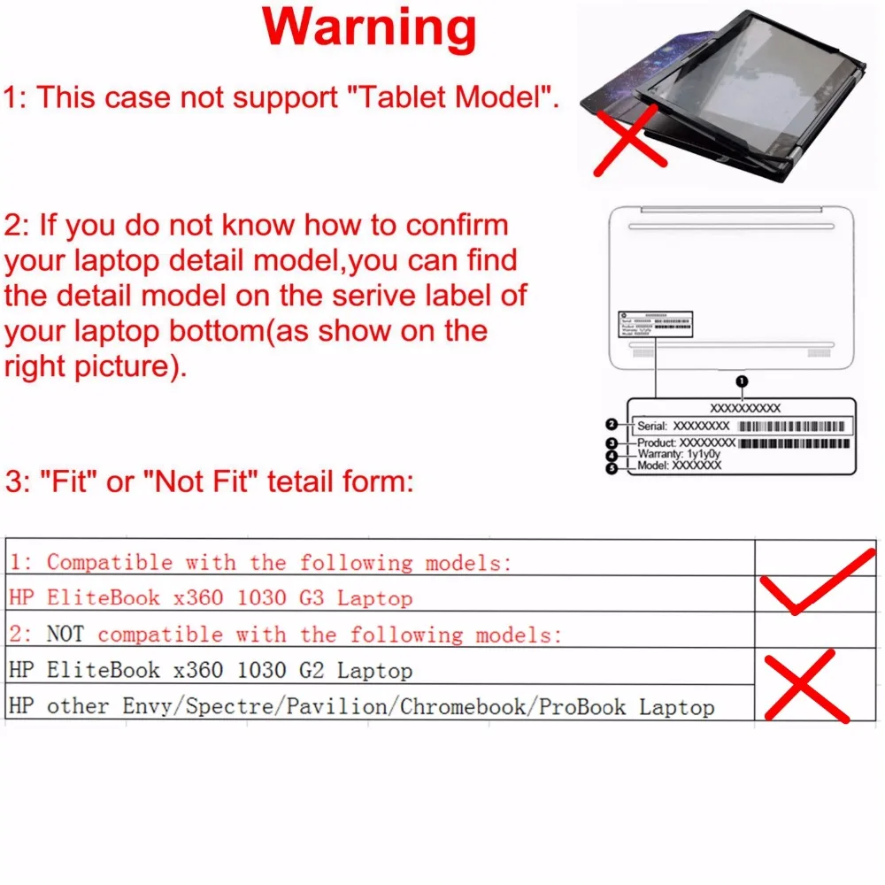 Защитный чехол Alapmk для ноутбука 13," hp EliteBook x360 1030 G3 [не подходит для других моделей]