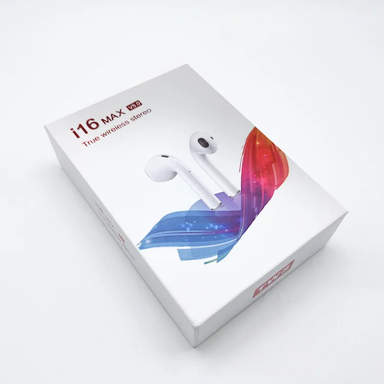 I16 max TWS двойные беспроводные наушники портативные Bluetooth 5 0 с микрофоном