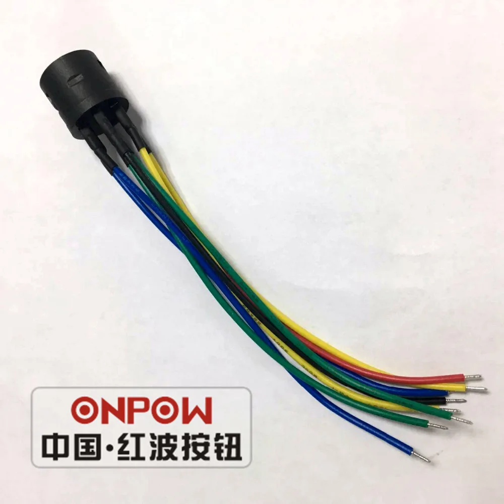 ONPOW Socket S04 с проводами для LAS1-A LAS1-AW LAS1-AP серии жгут кабелем 120 мм |