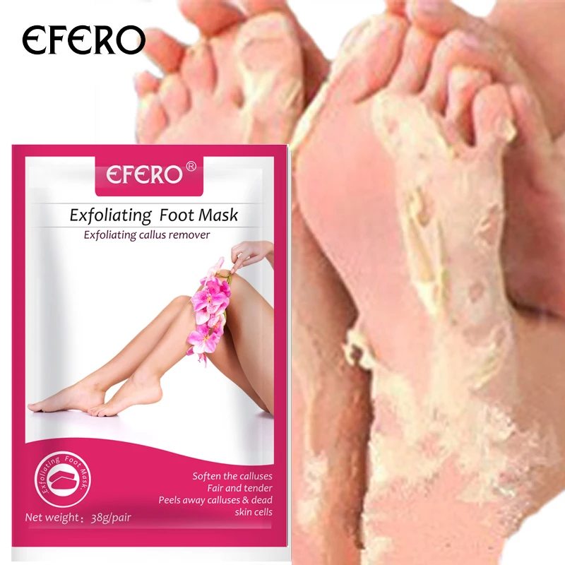 Efero 1 пара = 2 шт. пилинг для ног обновленная отшелушивающая маска удаляет