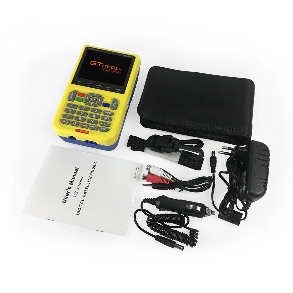 V8 finder Бесплатная доставка 3 5 дюймов ЖК-дисплей цифровой satFinder DVB-S2 vs sathero MPEG-4