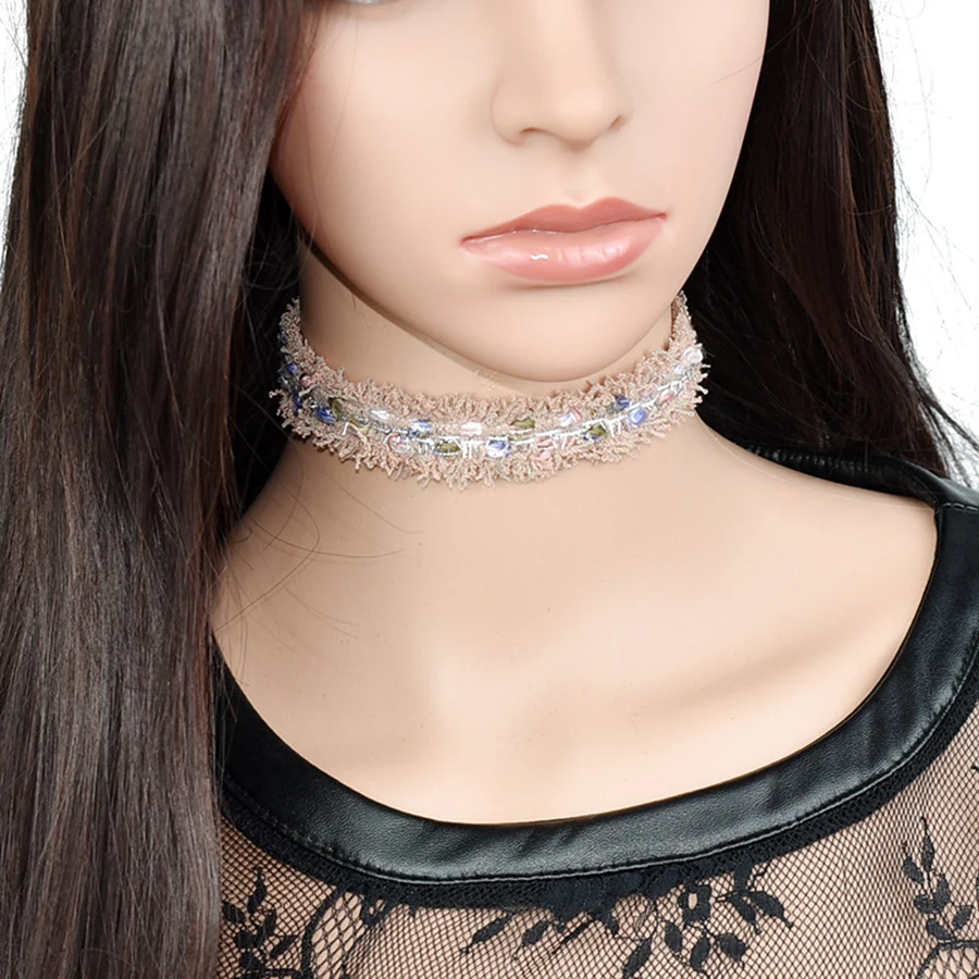 Asach 4 цвета элегантная кисточка Цвет ful цветок колье Цепочки и ожерелья ожерелье