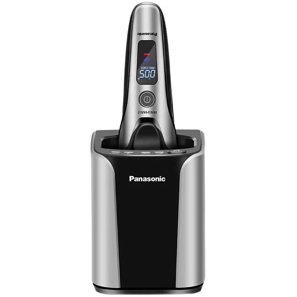 Panasonic lamdash Для Мужчин's Перезаряжаемые электробритва с 5 лезвиями для резки Системы Multi-Flex 3D головка Серебряный тон ES-LV9A-S