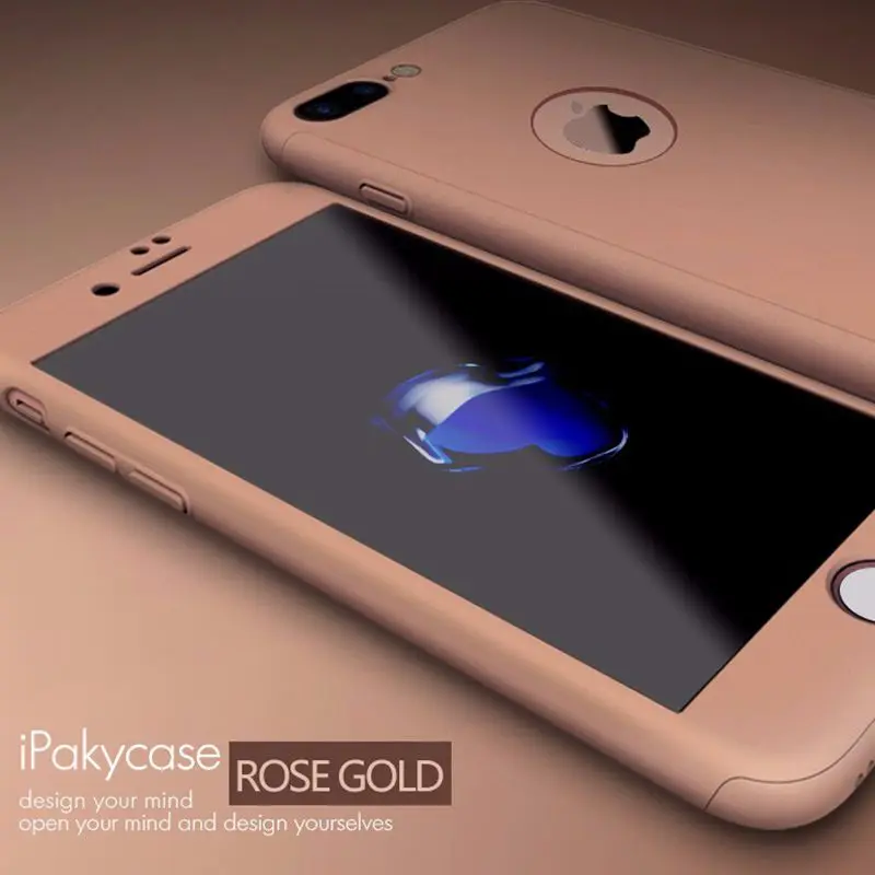 Оригинальный чехол 3 в 1 с полной защитой для Iphone Чехол IPAKY 360 градусов iPhone X 7 8 Plus