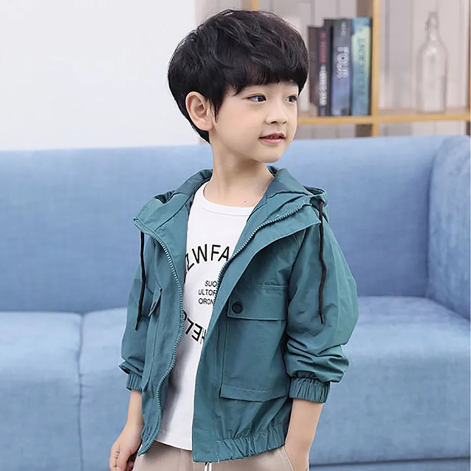 Куртка для мальчиков повседневный стиль Детская куртка весенне-осенняя детская
