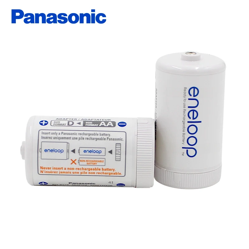 Трубный адаптер Panasonic Eneloop аккумуляторные батарейки AA сменные на размер