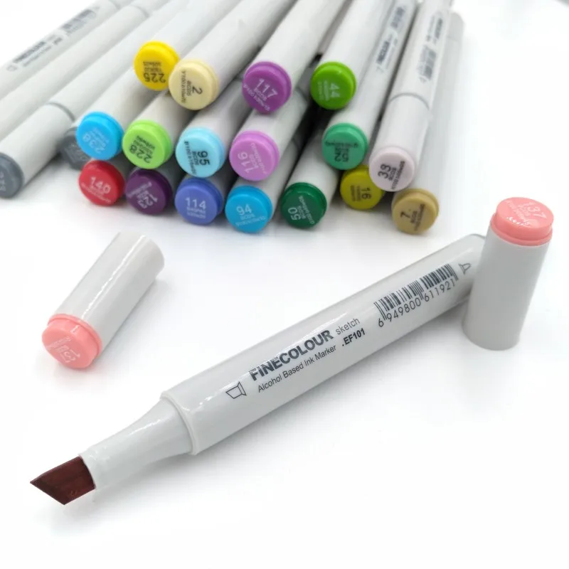 36 48 60 72 цвета FINECOLOUR двойная головка Эскиз маркер ручка архитектура на спиртовой