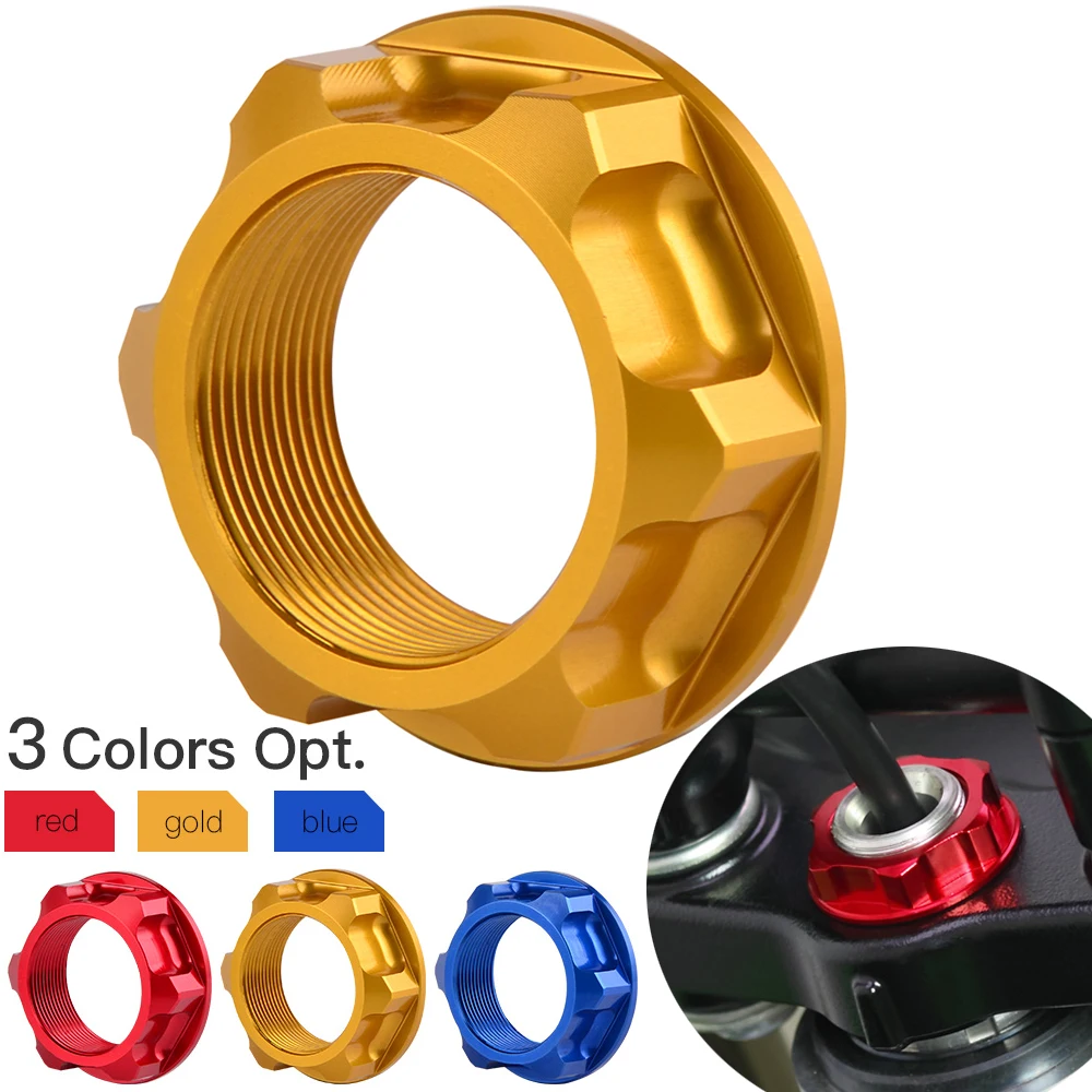 Рулевая рукоятка гайка для Suzuki RM125 RM250 RMZ250 RMZ450 RMX450Z Honda CR85R CRF150R RII CRM 50 80 250R CRF250L/м XR
