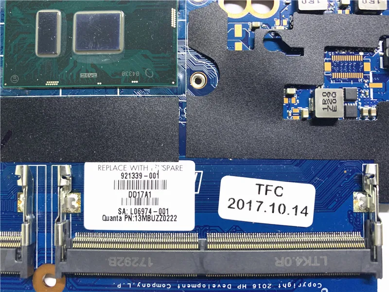 Материнская плата для ноутбука hp ProBook 440 G4 921339-001 Celeron 3865U DA0X81MB6E0 полностью протестирована