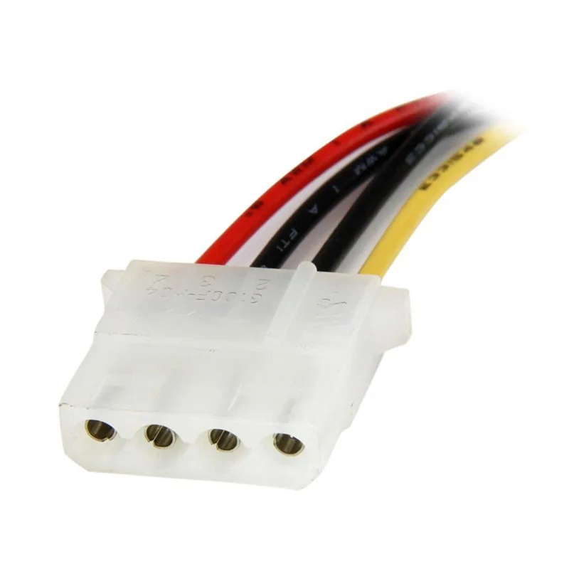 2 шт. 6 дюймов SATA Male to Molex Female LP4 кабель питания адаптер HSJ-19 |