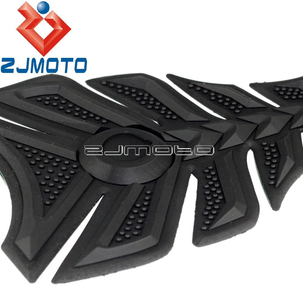 3D резиновая наклейка ZJMOTO для мотоцикла на топливный бак защитная накладка всех