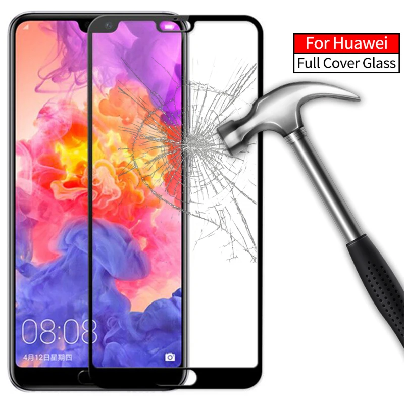 Закаленное стекло для huawei p20 lite легкое pro полное покрытие экрана p 20 20pro huawie huawaii